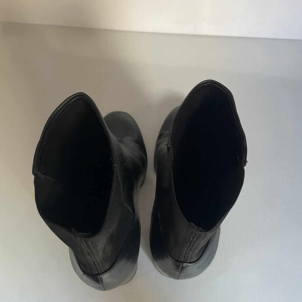 Rag & Bone Black Leather Chelsea Ankle Boots Block Heel Women’s EU 39 / US 8.5 - Picture 9 of 11